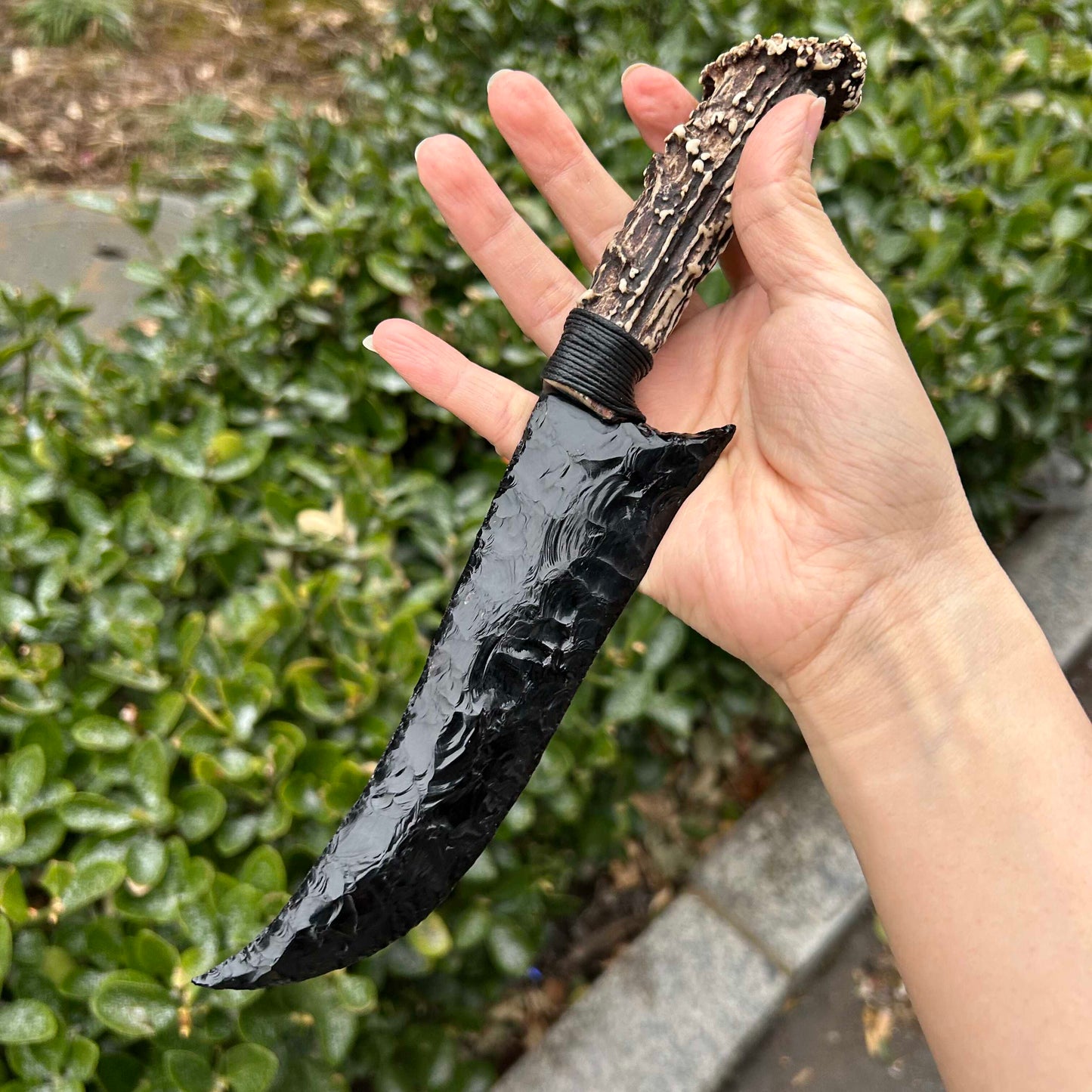 DragonGlass Noir|Obsidian Hunting Knife.