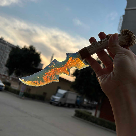 Dream Fragment｜Opal gemstone Tracking Knife.