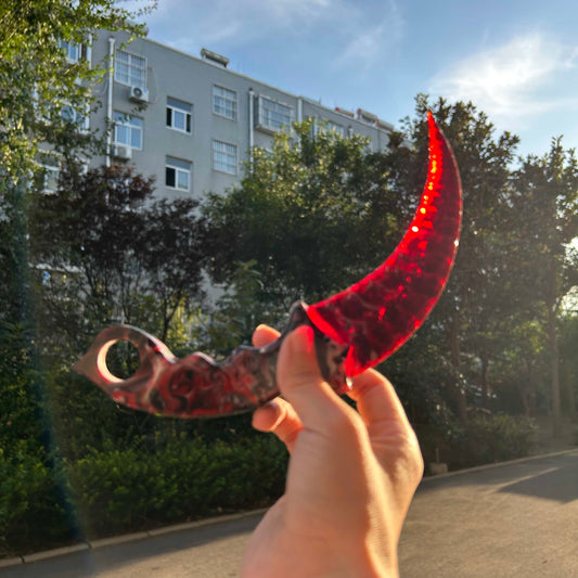 Tiger Soul｜Red Crystal Karambit.