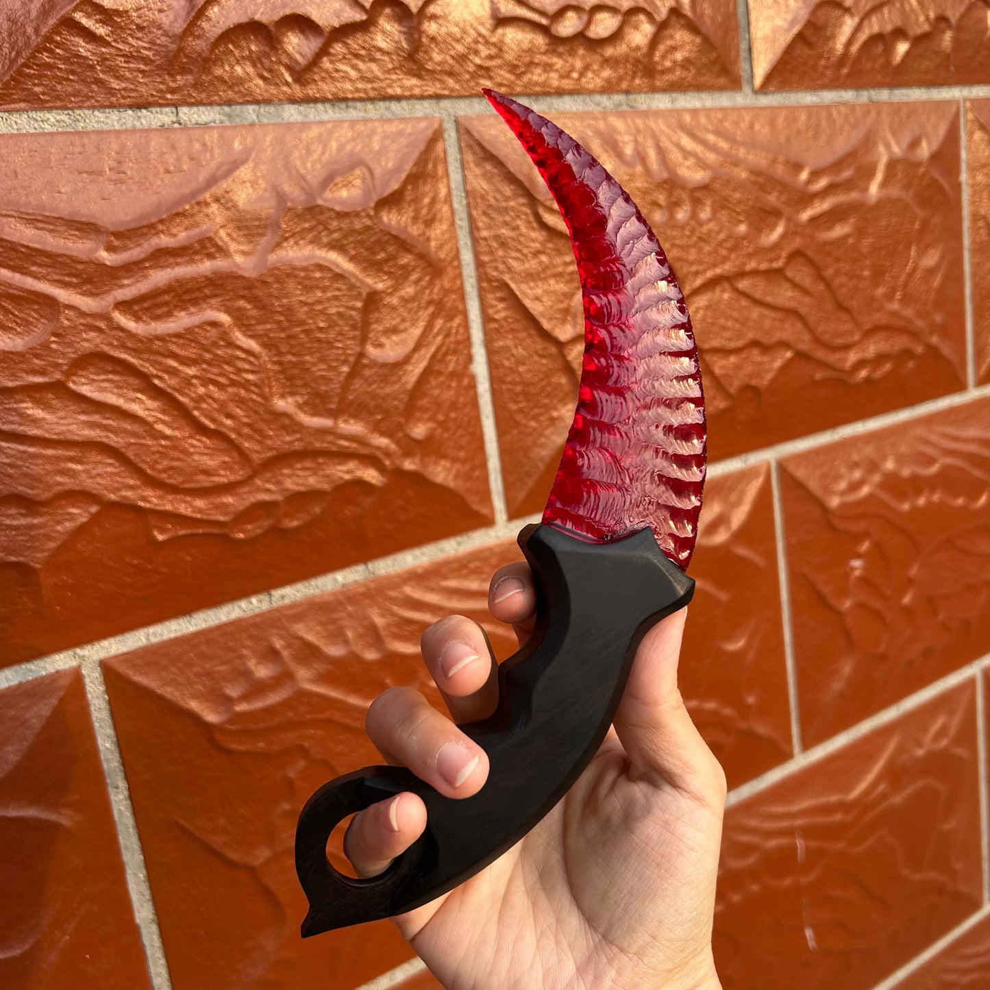 Crimson Lotus｜Red Crystal Karambit