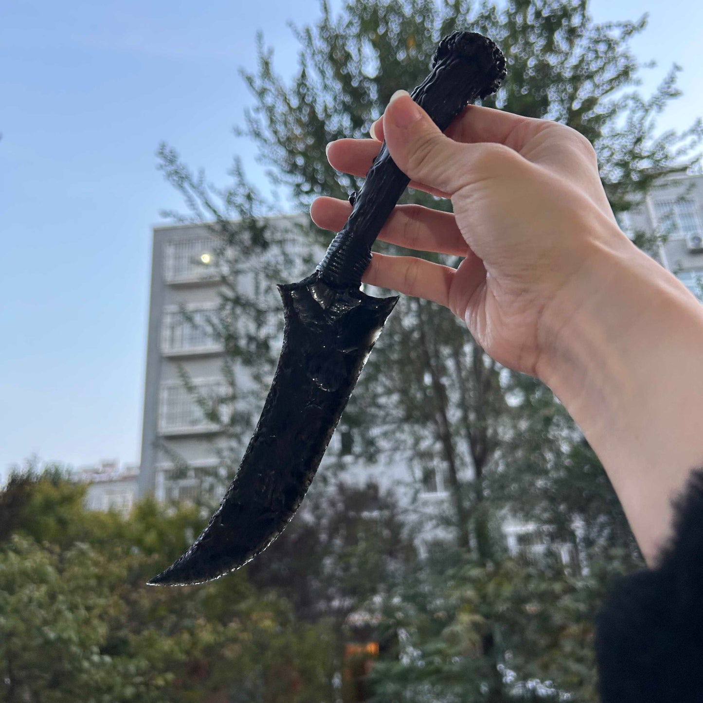 The Void Blade｜Obsidian Hunting Knife