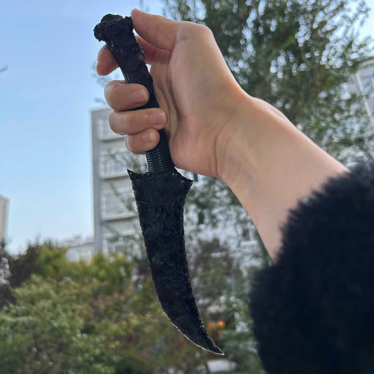 The Void Blade｜Obsidian Hunting Knife