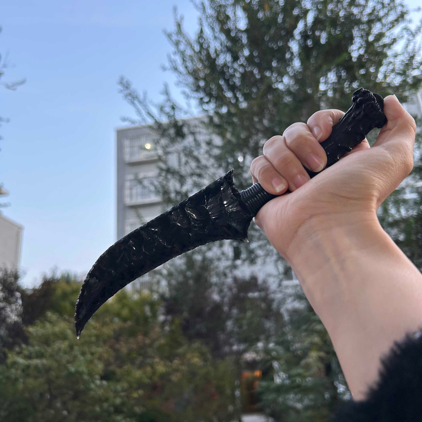 The Void Blade｜Obsidian Hunting Knife
