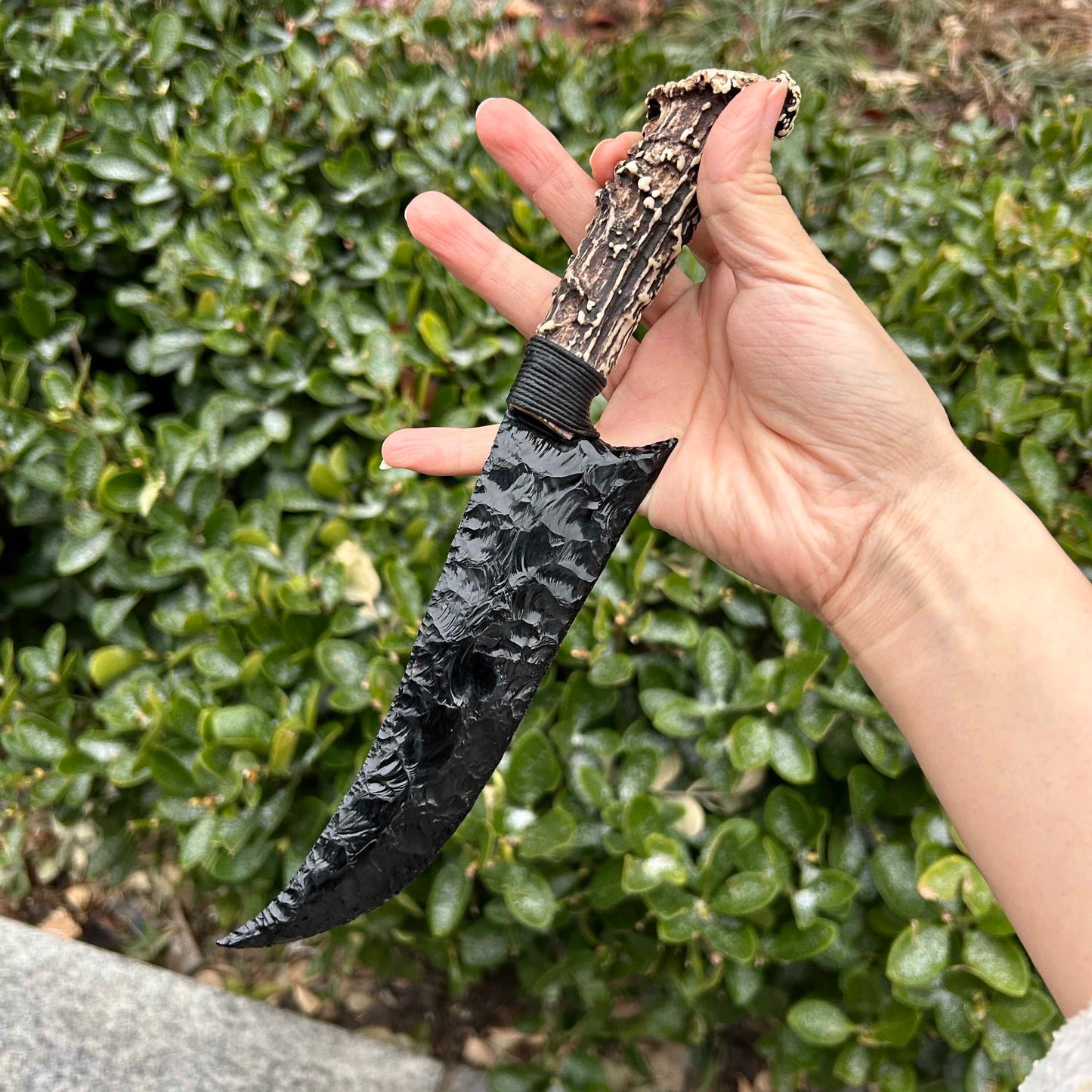 DragonGlass Noir｜Obsidian Hunting Knife.