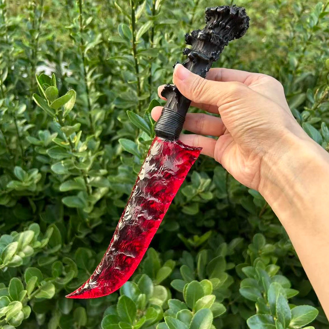 The Embers｜Red Glass Hunting Knife