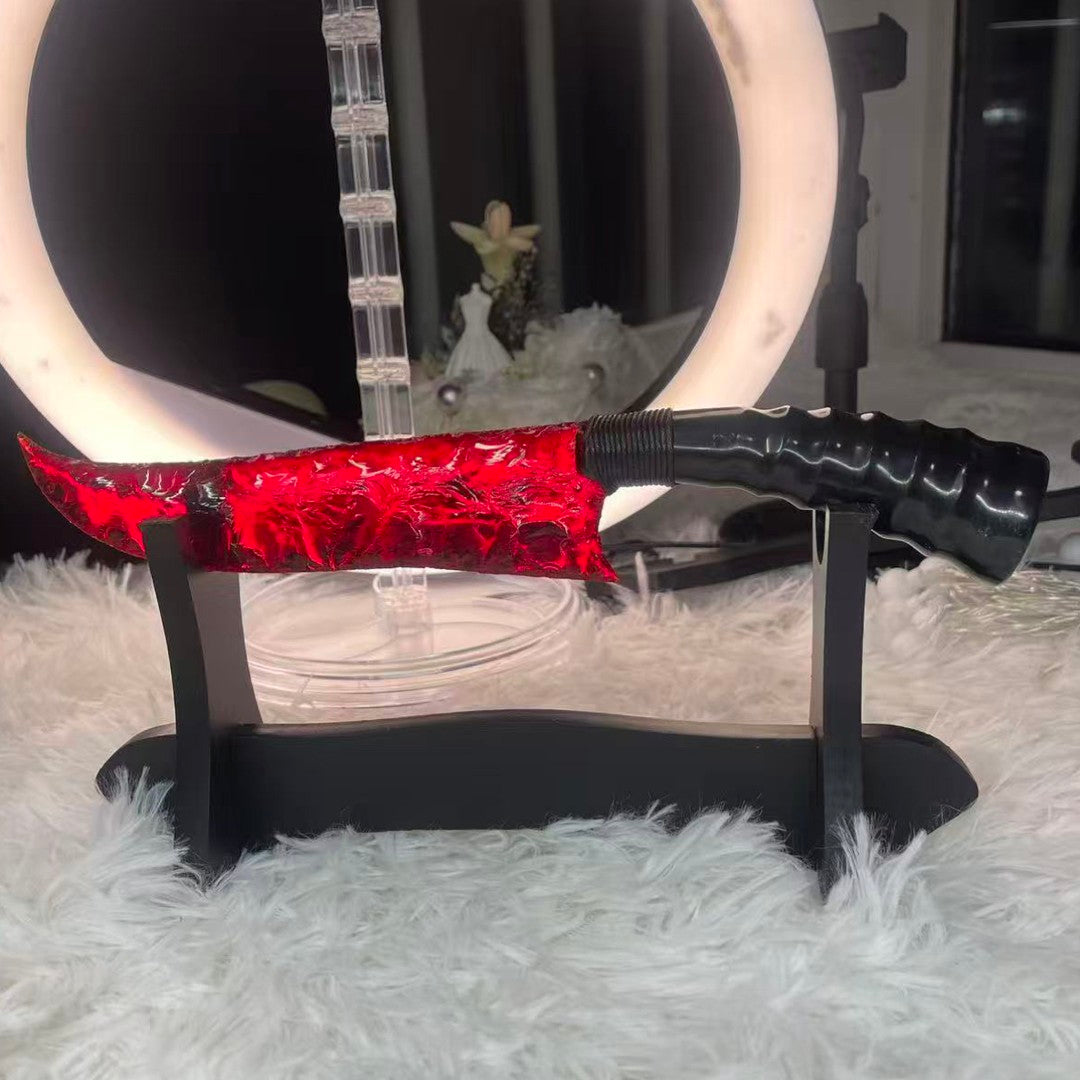 The Embers｜Red Glass Hunting Knife