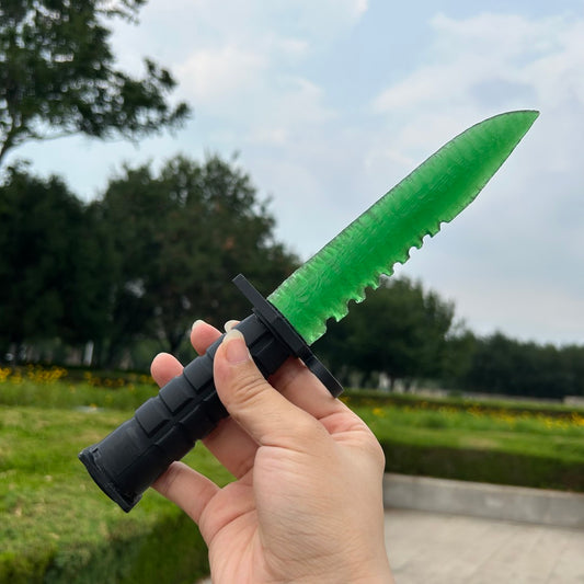Emerald Shadow｜Green Cat's Eye gemstone M9 Bayonet.