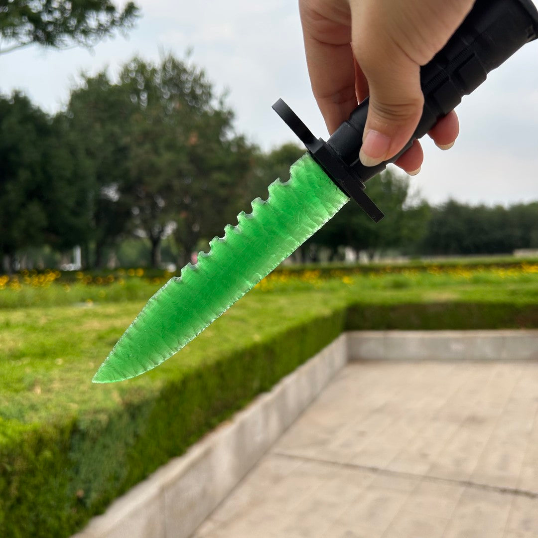 Emerald Shadow｜Green Cat's Eye gemstone M9 Bayonet.