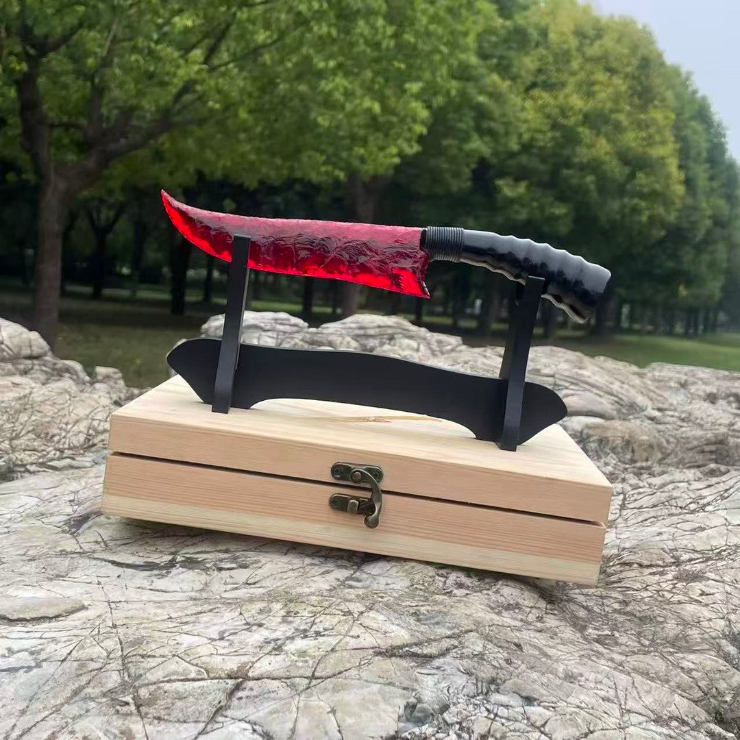 The Embers｜Red Glass Hunting Knife
