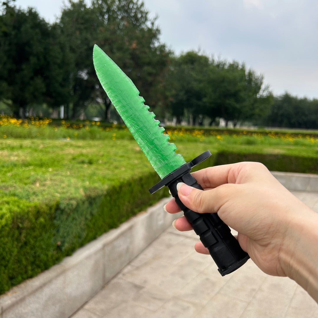 Emerald Shadow｜Green Cat's Eye gemstone M9 Bayonet.