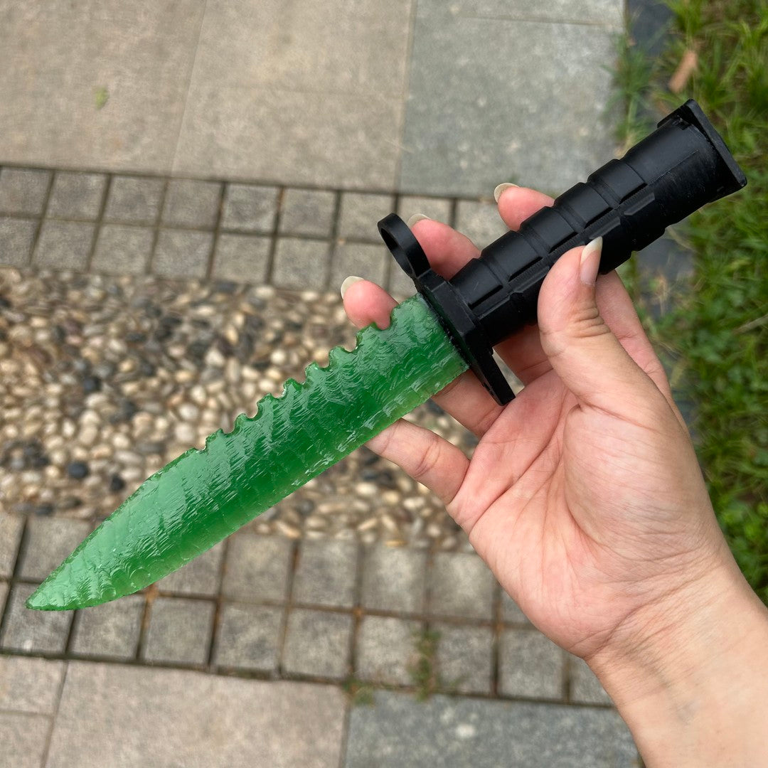 Emerald Shadow｜Green Cat's Eye gemstone M9 Bayonet.