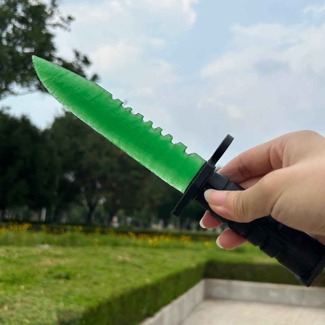 Emerald Shadow｜Green Cat's Eye gemstone M9 Bayonet.